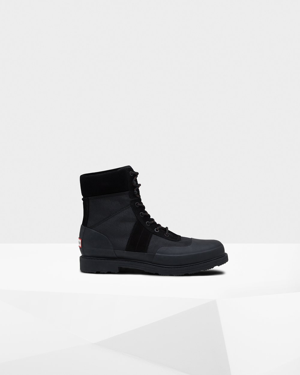 Hunter Original Insulateds Commando Boots - Shop Online Mens Black - PIOCHA410